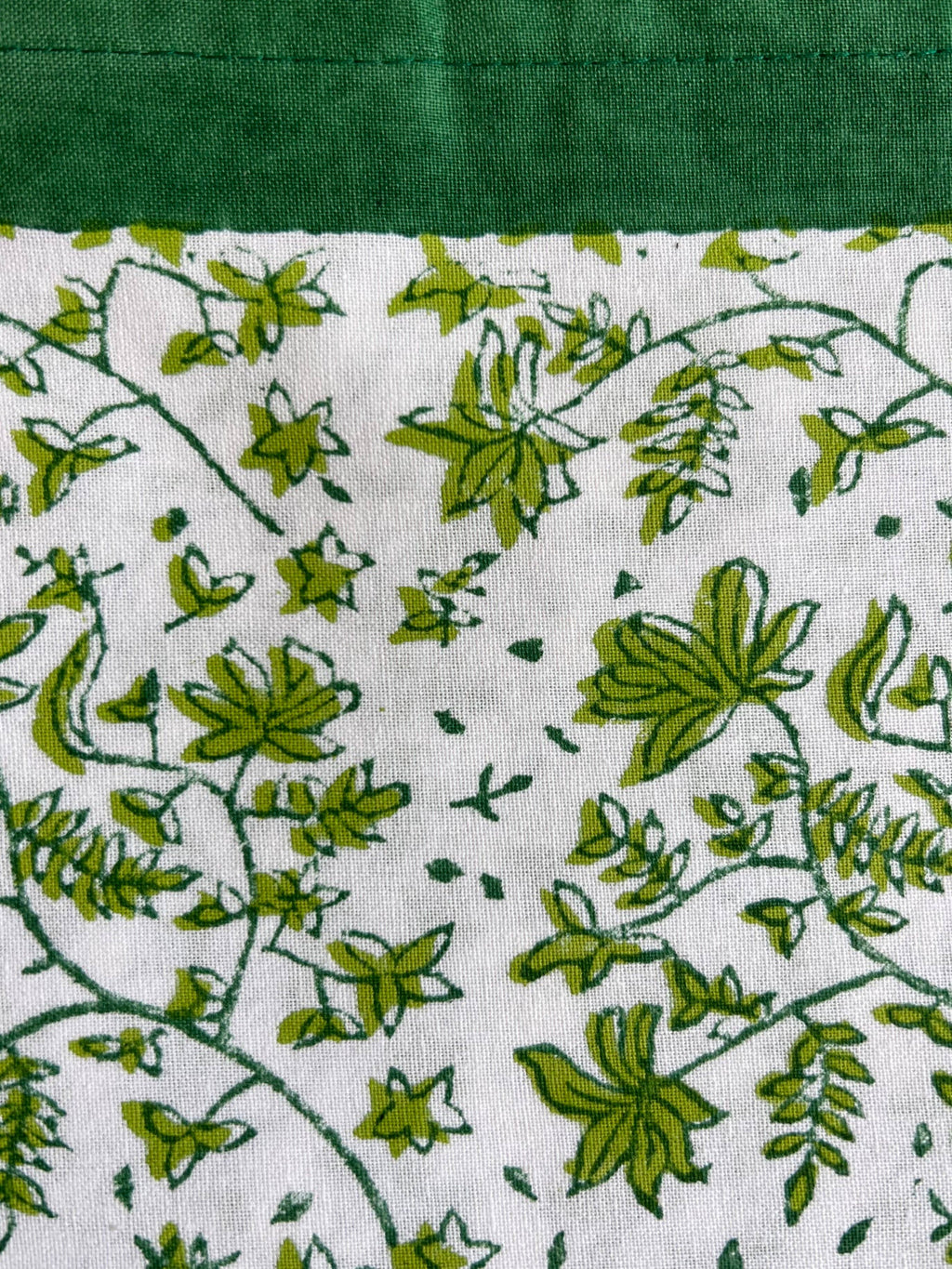 Whimsy Floral Tablecloth in Green - 44"x44"
