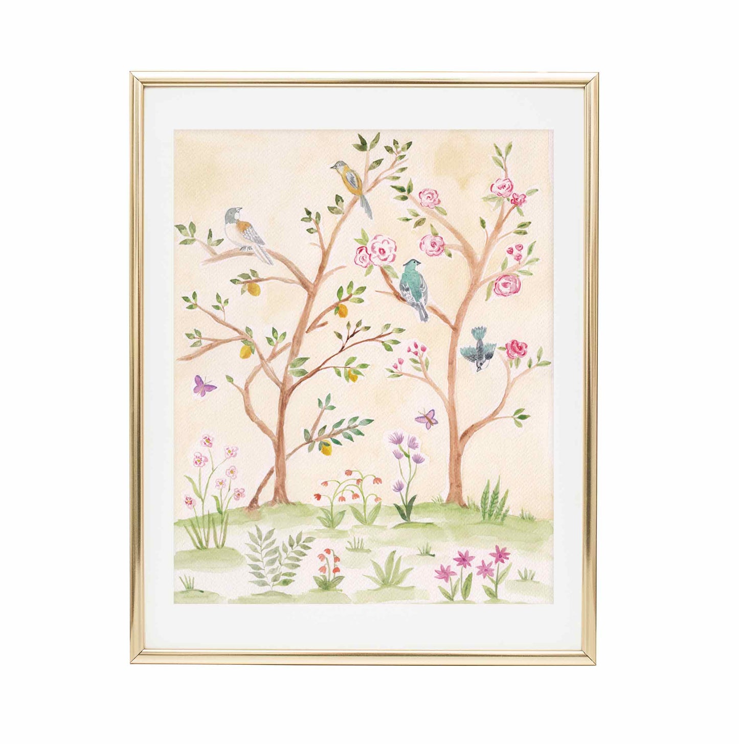 Golden Hour CHINOISERIE FINE ART PRINT: 8 inches x 10 inches