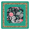 Emerald Leopard in Bloom 33" Premium Padded Mahjong Mat