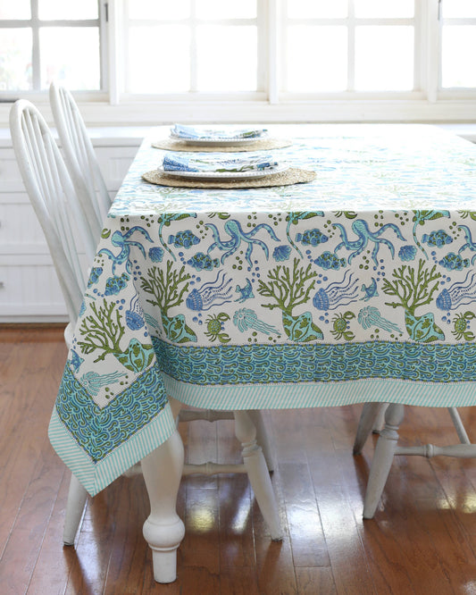 Tablecloth Sea Life: 60x60