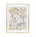 Love Birds CHINOISERIE FINE ART PRINT: 8 inches x 10 inches