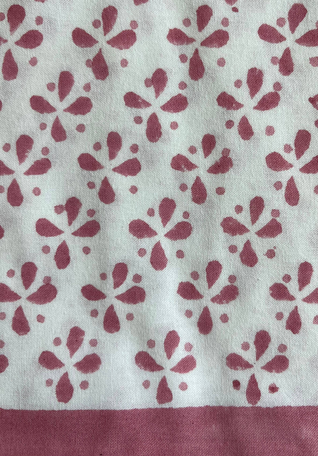Petals Tablecloth in Dusty Rose - 44" x 44"