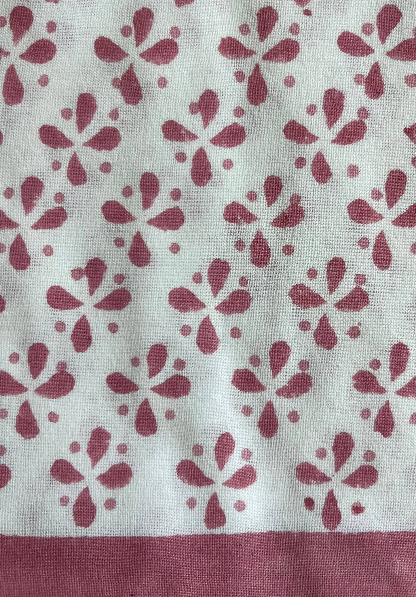 Petals Tablecloth in Dusty Rose - 44" x 44"