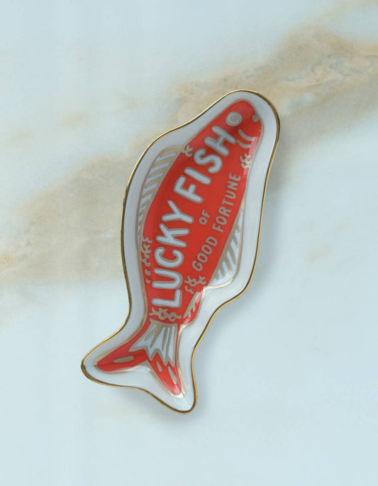 Porcelain Trinket Dish | Fortune Fish