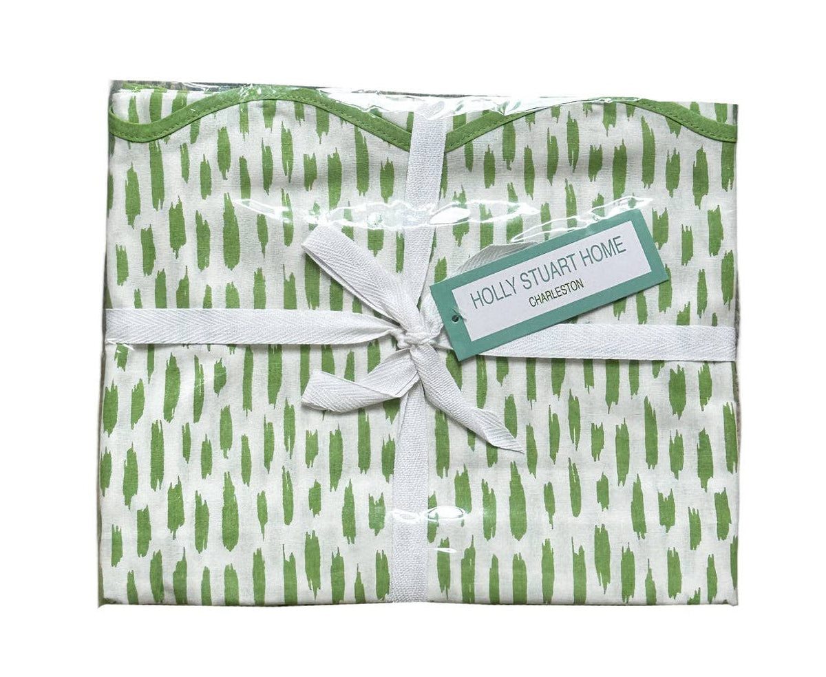 DASH MAHJONG AND GAME TABLECLOTH ~ GREEN TEA