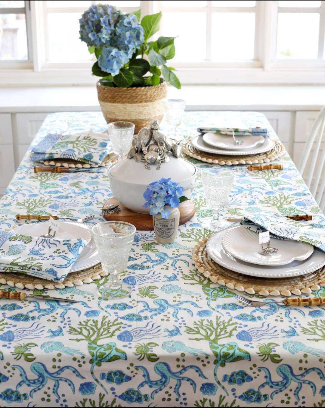 Tablecloth Sea Life: 60x60